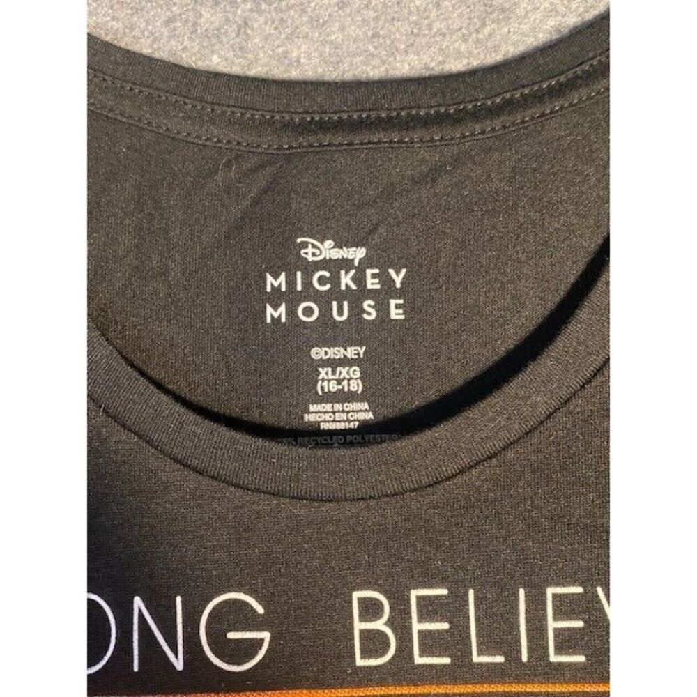 MICKEY MOUSE Disney TANK TOP XL BLACK Pride MUSCLE SHIRT belong believe be proud - Picture 5 of 10